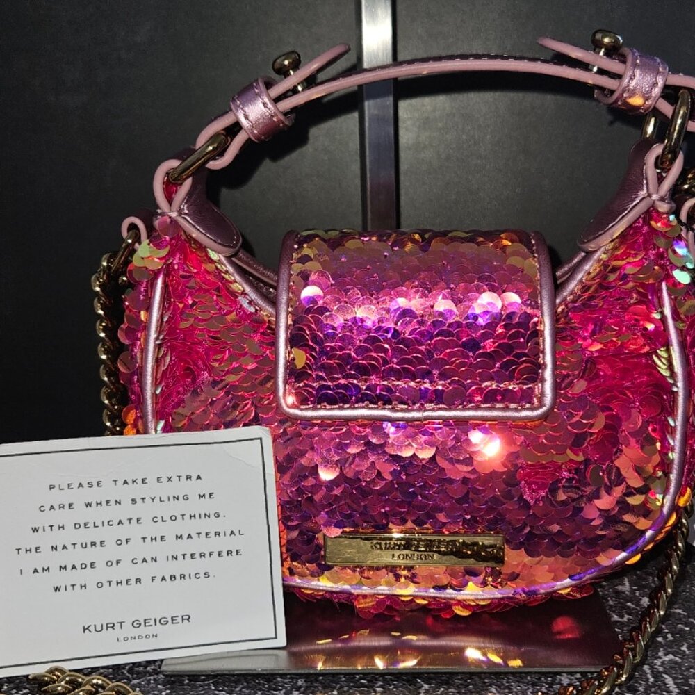 Kurt Geiger London Micro Kingsley Hobo Crossbody Bag (NWT) - Picture 4 of 8